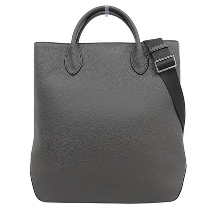UNITED ARROWS ユナイテッドアローズ 美品 レザー 2WAY トートバッグ ショルダーバッグ ハンドバッグ メンズ ダークブラウン 13326000002 ハンドバッグ