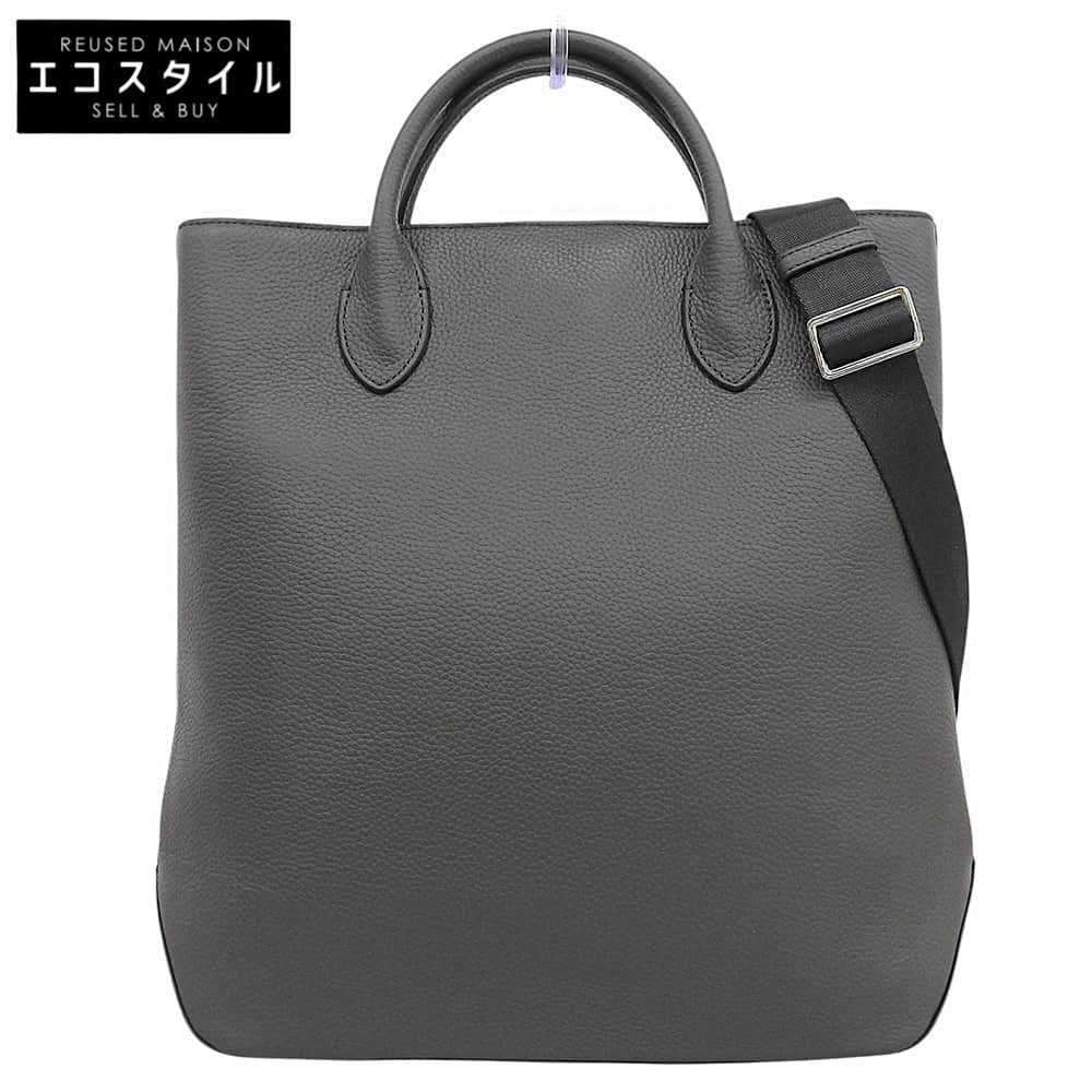 UNITED ARROWS ユナイテッドアローズ 美品 レザー 2WAY トートバッグ ショルダーバッグ ハンドバッグ メンズ ダークブラウン 13326000002 ハンドバッグ