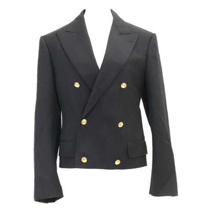 CELINE セリーヌ 【美品/国内正規】V15H650D 38NO ウールギャバジン コロンヌ ダブルブレスト ジャケット ジャケット