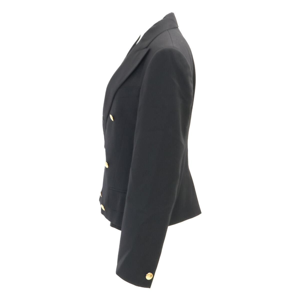 CELINE セリーヌ 【美品/国内正規】V15H650D 38NO ウールギャバジン コロンヌ ダブルブレスト ジャケット ジャケット