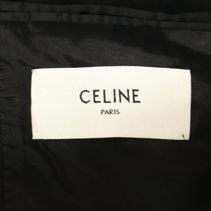 CELINE セリーヌ 【美品/国内正規】V15H650D 38NO ウールギャバジン コロンヌ ダブルブレスト ジャケット ジャケット