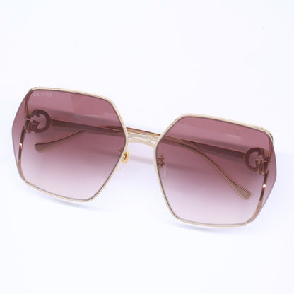 GUCCI グッチ 【美品】GG1322SA 003 ヘキサゴンシェイプ サングラス