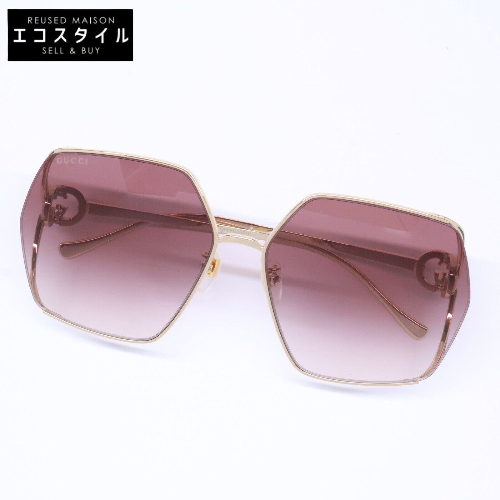 GUCCI グッチ 【美品】GG1322SA 003 ヘキサゴンシェイプ サングラス