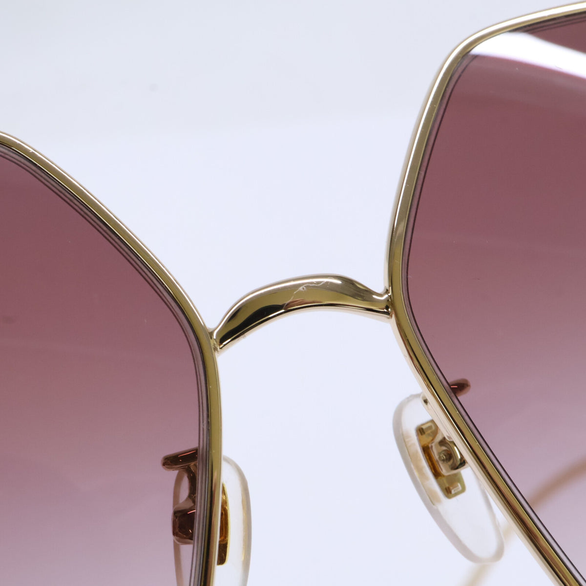 GUCCI グッチ 【美品】GG1322SA 003 ヘキサゴンシェイプ サングラス