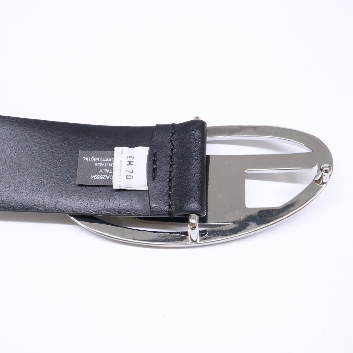 DIESEL ディーゼル 【美品】X09611 P6364 T8013 ビジューバックル レザー ベルト