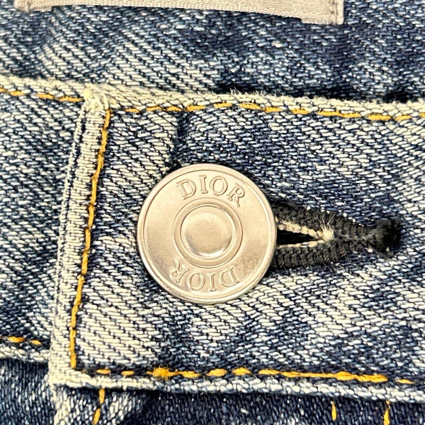 DIOR ディオール 213DS15AY988 アトリエ SLIM17 REGULAR レザーパッチ デニムパンツ ボトムス