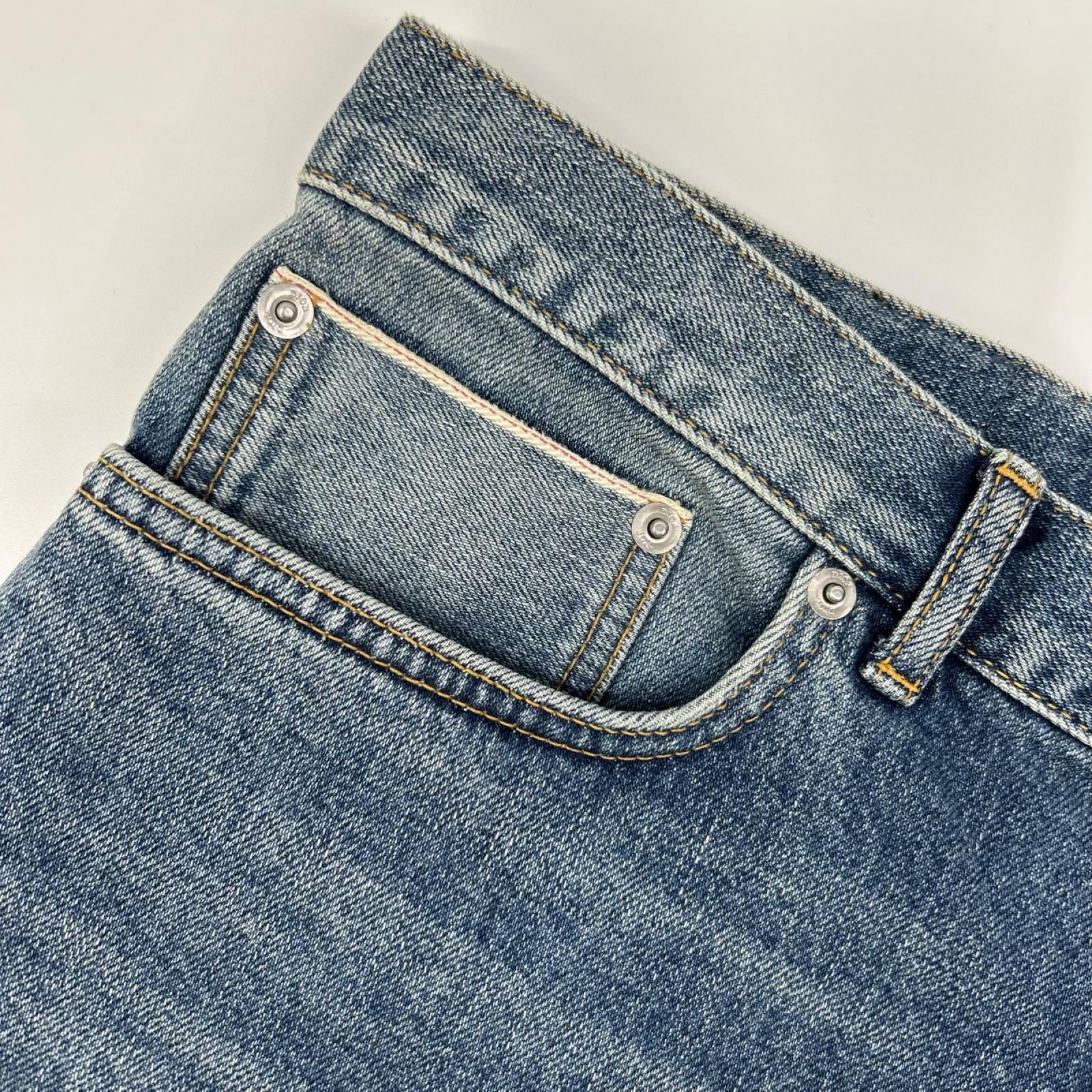 DIOR ディオール 213DS15AY988 アトリエ SLIM17 REGULAR レザーパッチ デニムパンツ ボトムス
