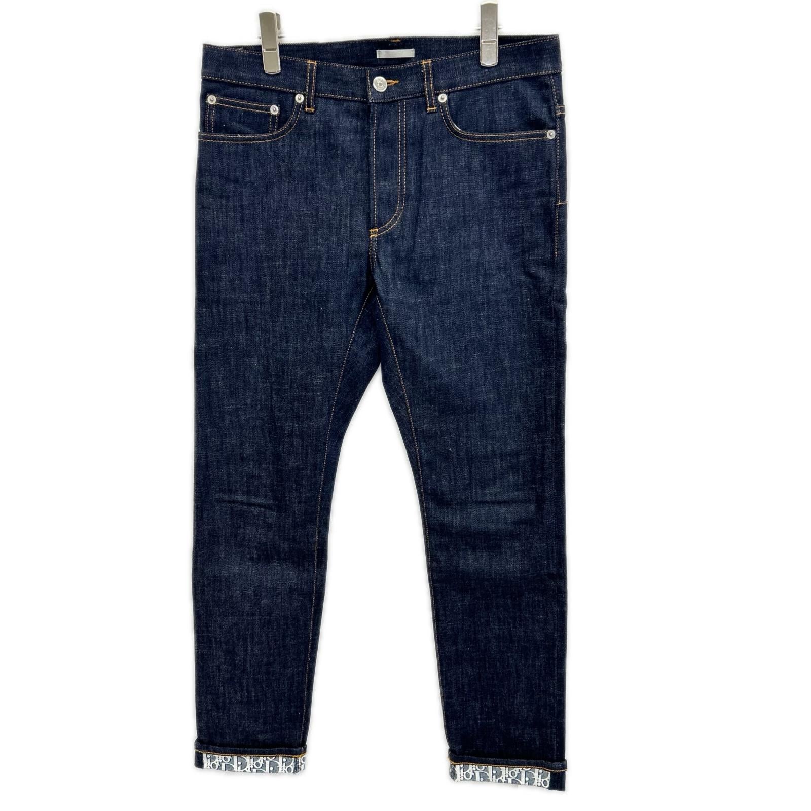 DIOR ディオール 193DS10C226X インディゴ オブリーク スリムフィット デニムパンツ ボトムス