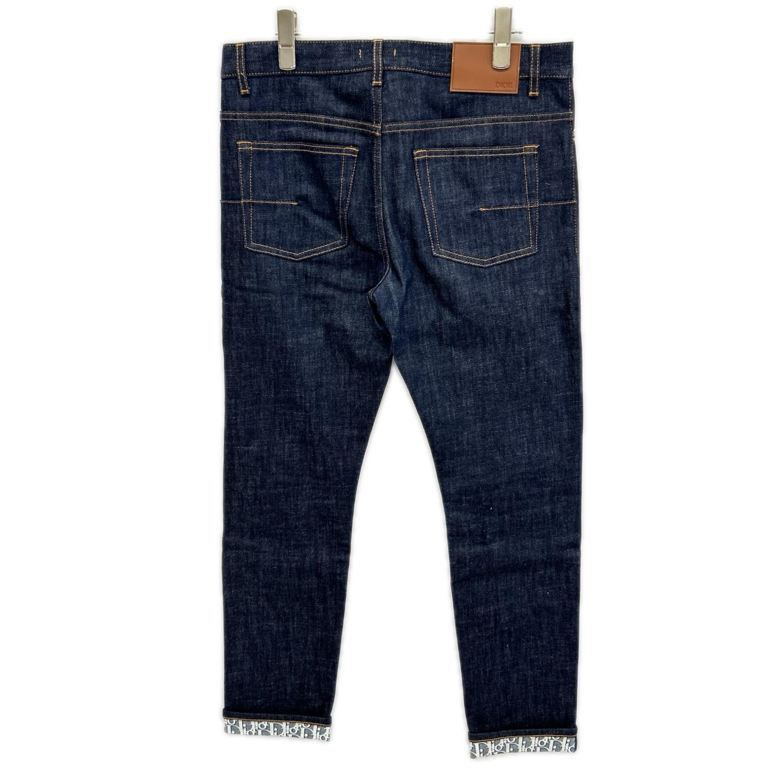 DIOR ディオール 193DS10C226X インディゴ オブリーク スリムフィット デニムパンツ ボトムス