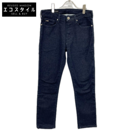 EMPORIOARMANI エンポリオアルマーニ 3L1J06 1DQ8Z Navy Slim-Fit Denim Pants Bottoms