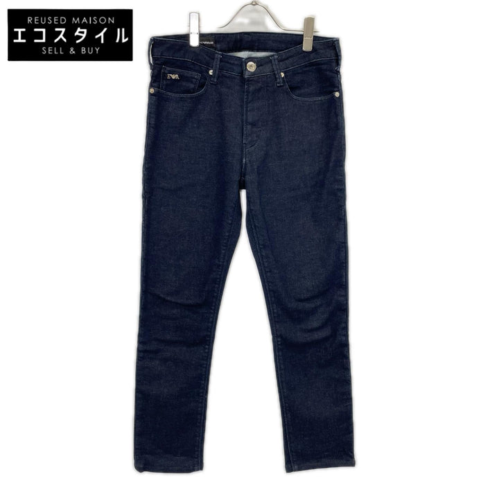 EMPORIOARMANI エンポリオアルマーニ 3L1J06 1DQ8Z ネイビー スリムフィット デニムパンツ ボトムス