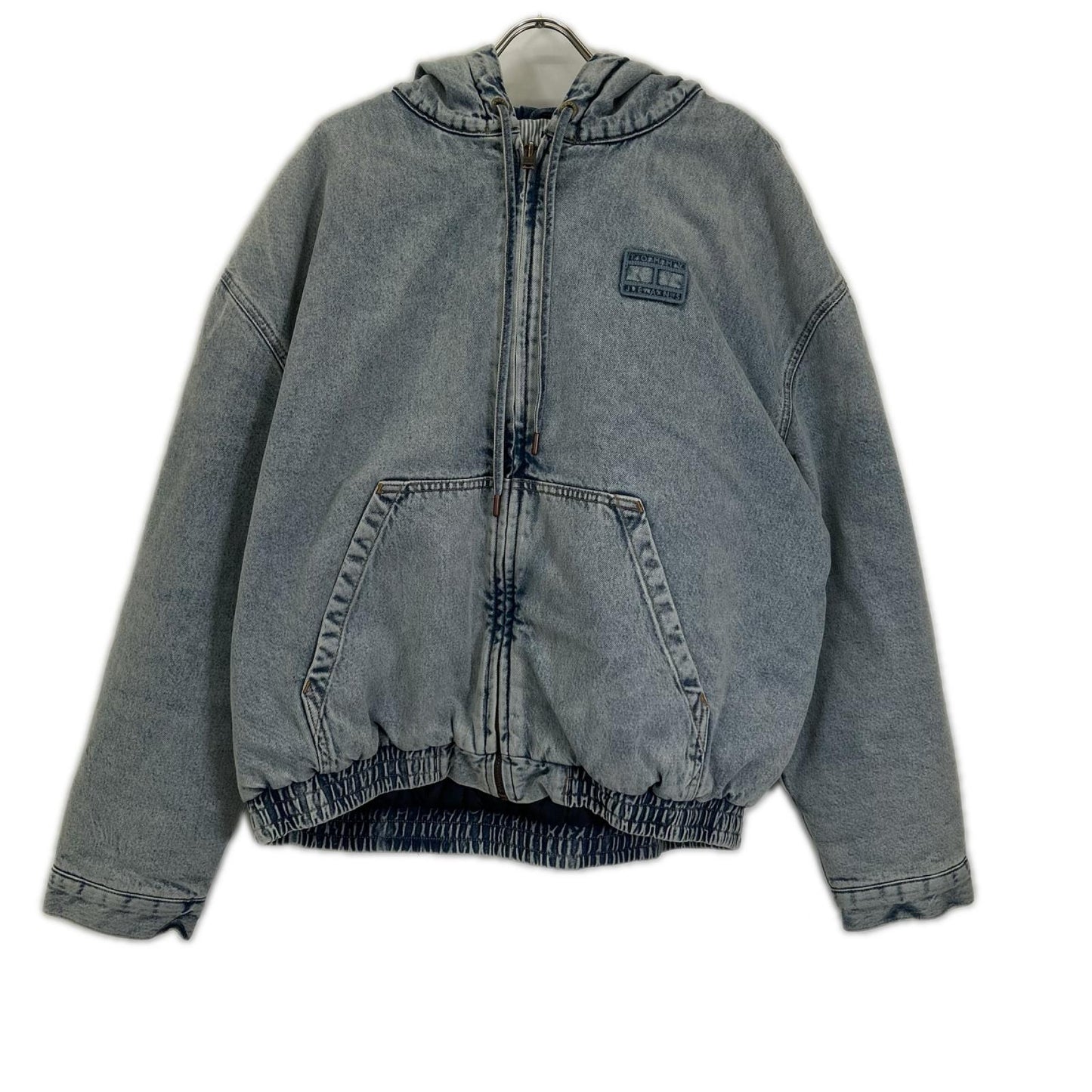 TOMMYHILFIGER トミーヒルフィガー インディゴ ライトブルー デニムパデッドフードジャケット ジャケット
