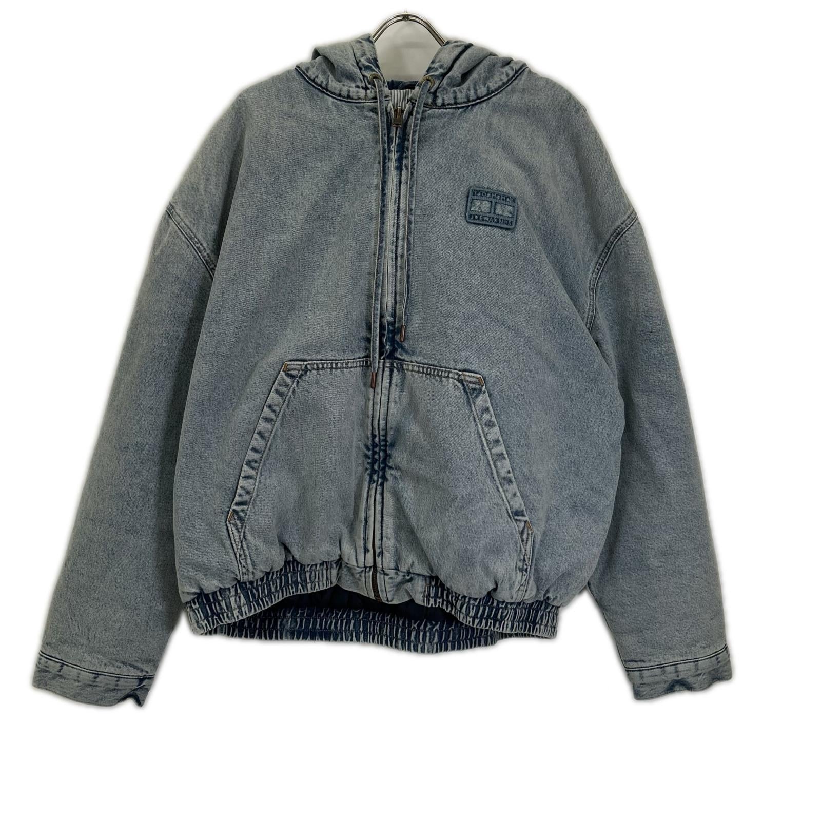 TOMMYHILFIGER トミーヒルフィガー インディゴ ライトブルー デニムパデッドフードジャケット ジャケット