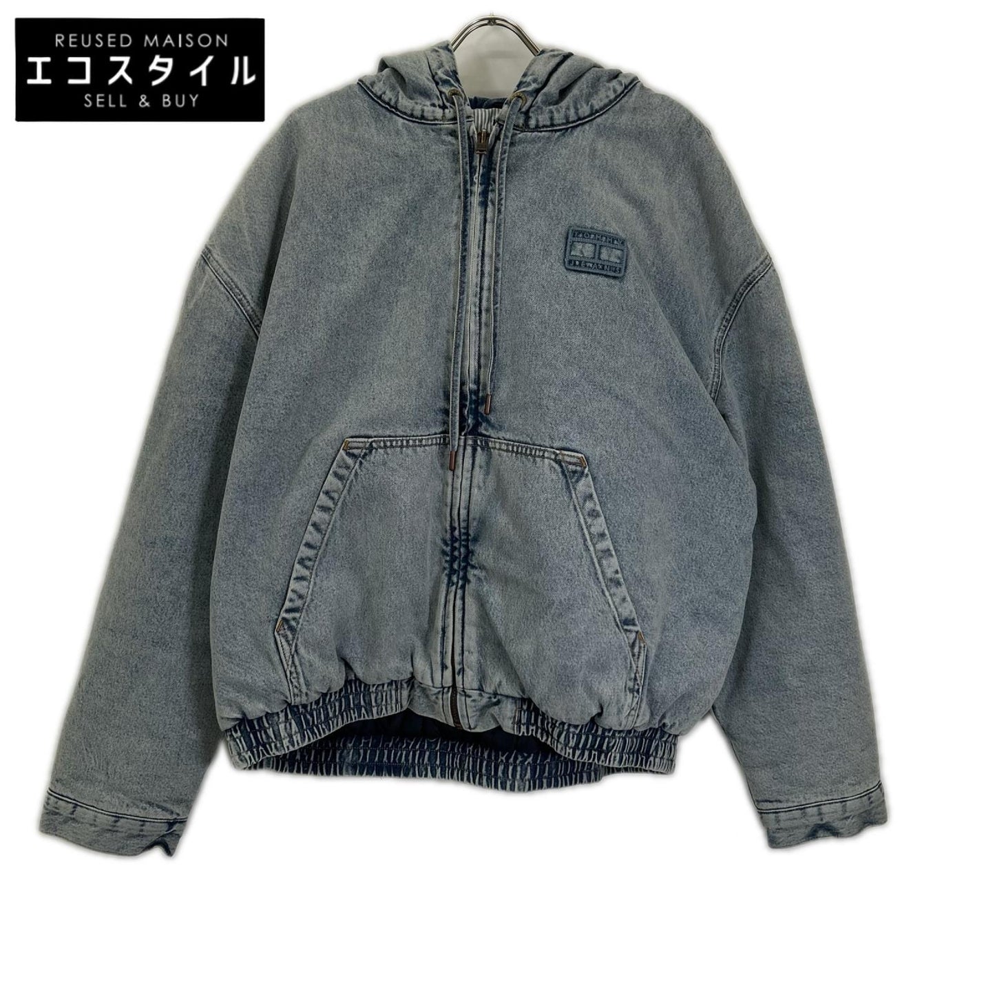 TOMMYHILFIGER トミーヒルフィガー インディゴ ライトブルー デニムパデッドフードジャケット ジャケット
