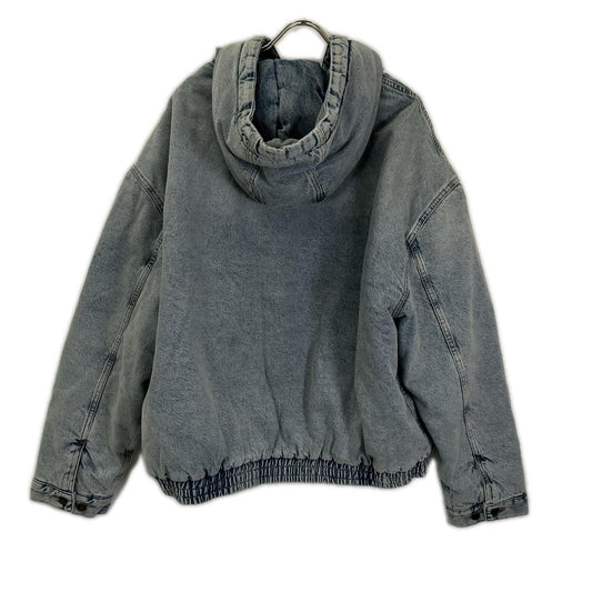 TOMMYHILFIGER トミーヒルフィガー インディゴ ライトブルー デニムパデッドフードジャケット ジャケット