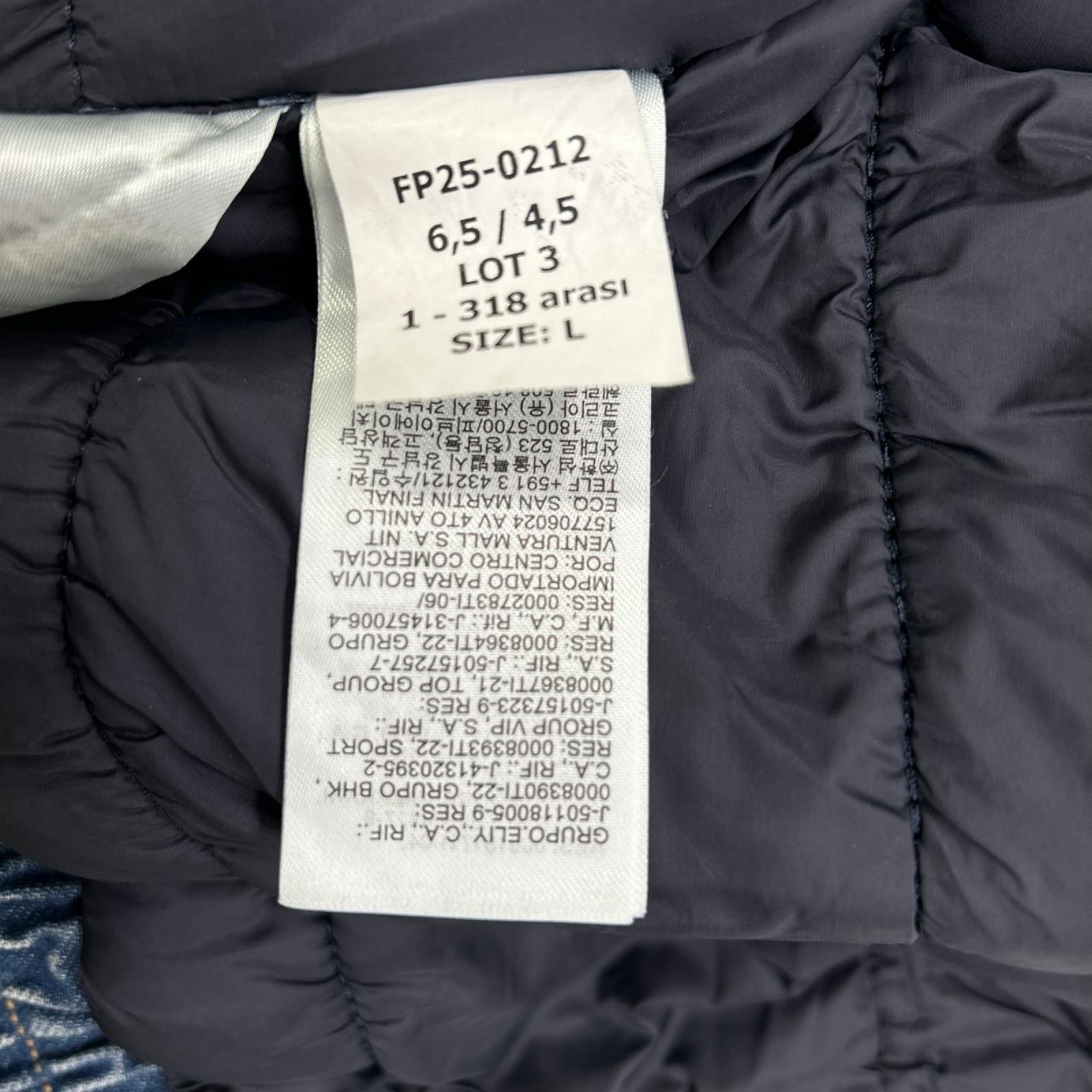 TOMMYHILFIGER トミーヒルフィガー インディゴ ライトブルー デニムパデッドフードジャケット ジャケット