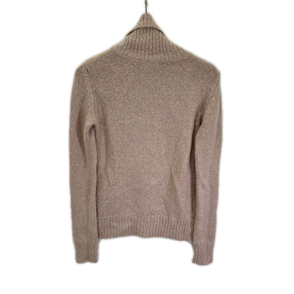 DRIES VAN NOTEN ドリスヴァンノッテン ベージュ アルパカ×メリノウール タートルネック ニット トップス