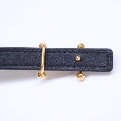 HERMES エルメス Y刻 モールH ミニバックル ブラック/エトゥープ ベルト