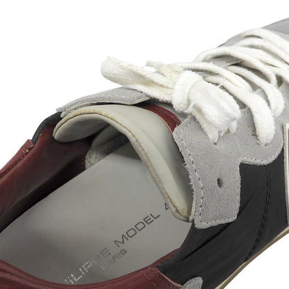 PHILIPPE MODEL フィリップモデル トロペエックス スニーカー シューズ メンズ ブラック×グレー 28.2cm シューズ