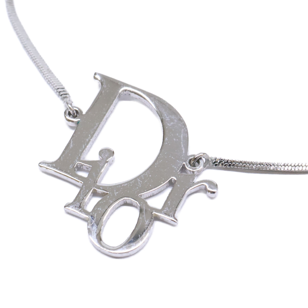 DIOR ディオール ロゴ スネークチェーン ブレスレット