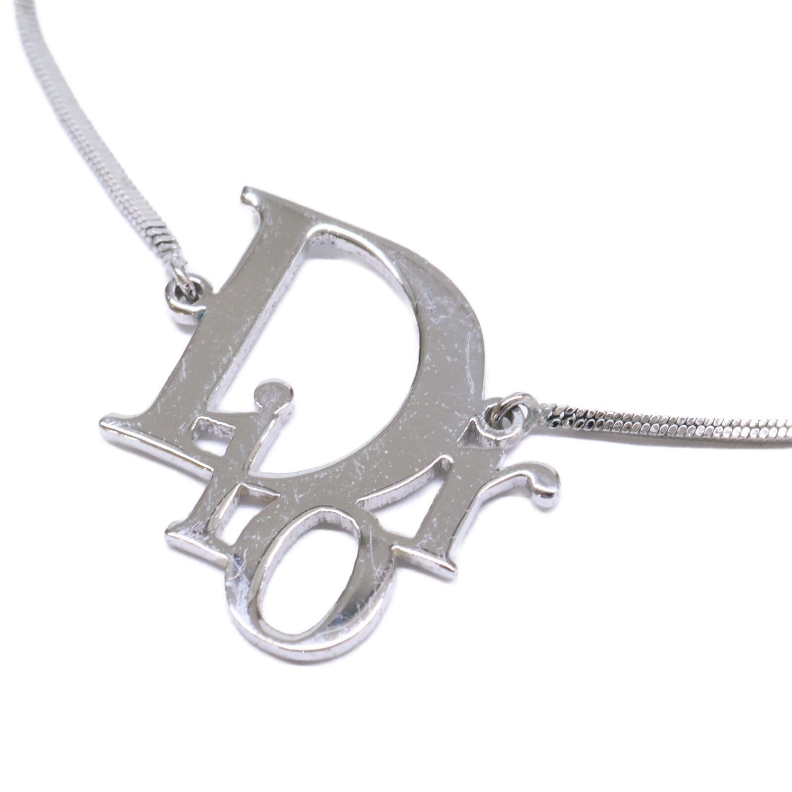 DIOR ディオール ロゴ スネークチェーン ブレスレット