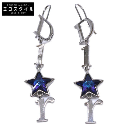 DIOR ディオール ブルースター ロゴ ダングル ピアス