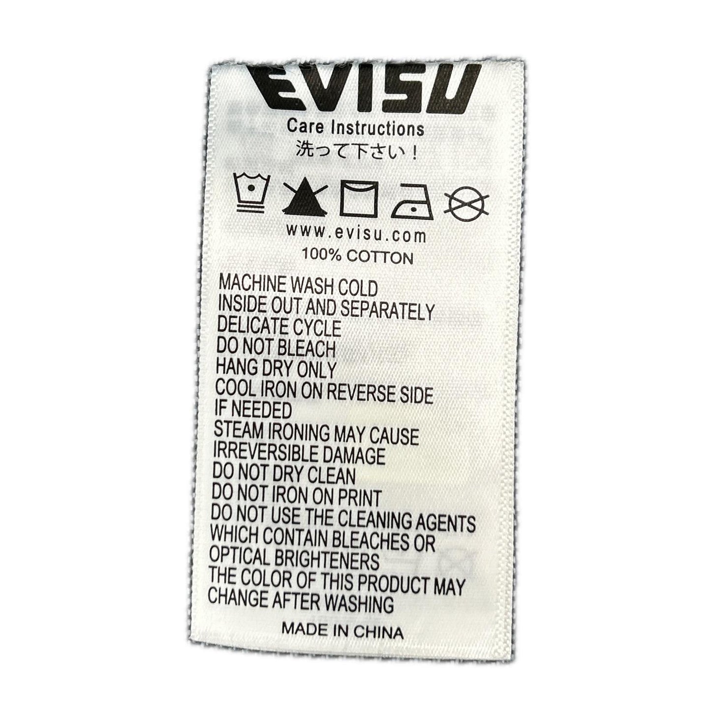 EVISU エヴィス 2ESHTM5DJ1241 インディゴ エクリュカモメプリント デニムジャケット ジャケット