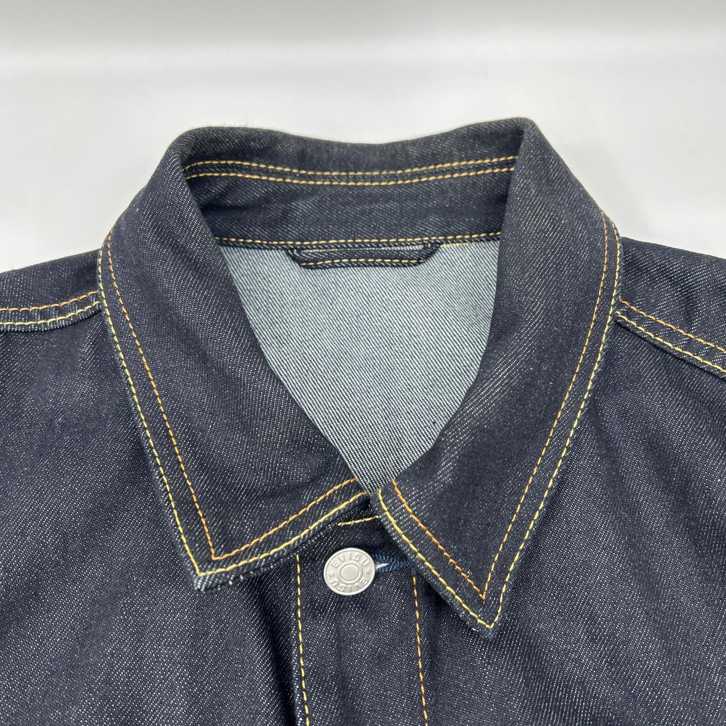 EVISU エヴィス 2ESHTM5DJ1241 インディゴ エクリュカモメプリント デニムジャケット ジャケット