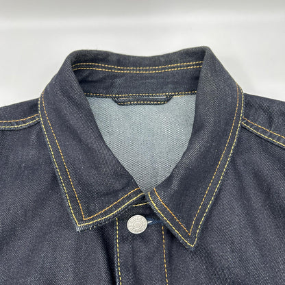 EVISU エヴィス 2ESHTM5DJ1241 インディゴ エクリュカモメプリント デニムジャケット ジャケット