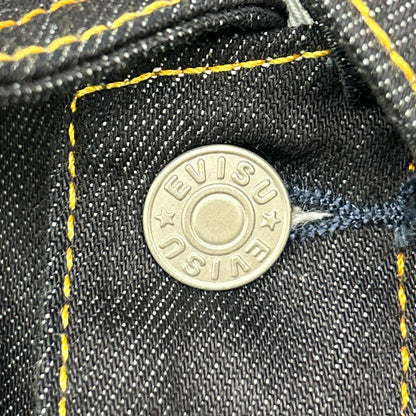 EVISU エヴィス 2ESHTM5DJ1241 インディゴ エクリュカモメプリント デニムジャケット ジャケット
