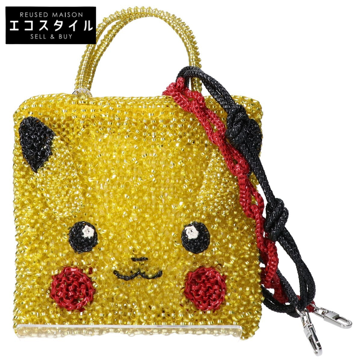 ANTEPRIMA アンテプリマ ×ポケモン PB25FPM0LY ピカチュウ ワイヤーバッグ ショルダーバッグ
