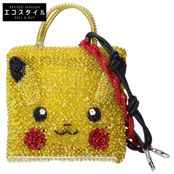 ANTEPRIMA アンテプリマ ×ポケモン PB25FPM0LY ピカチュウ ワイヤーバッグ ショルダーバッグ