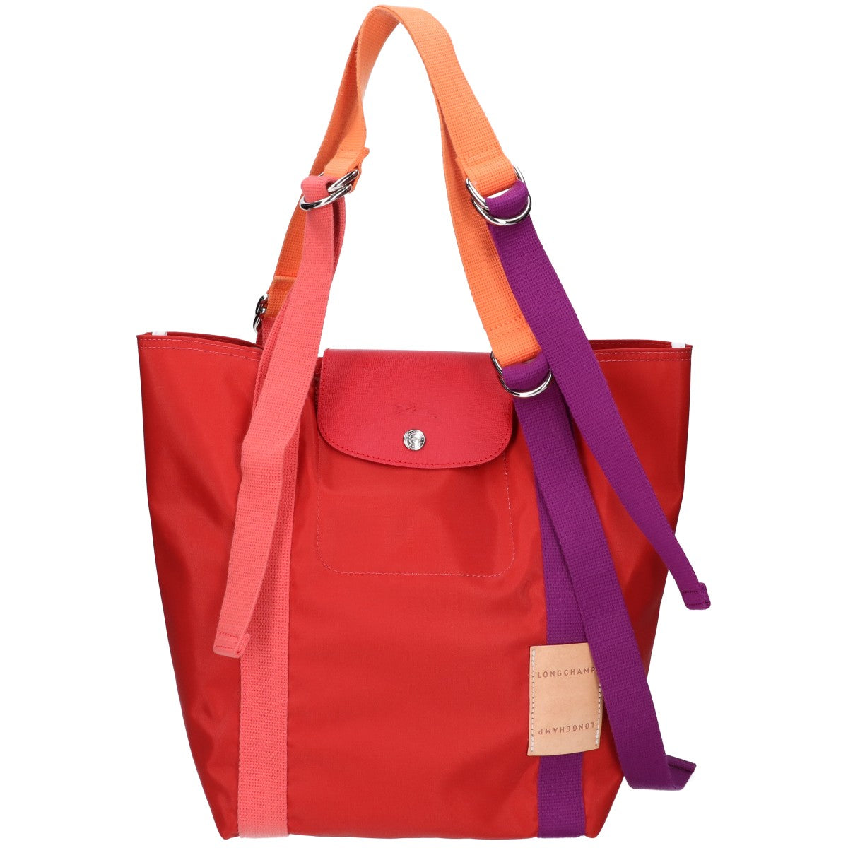 Longchamp ロンシャン レッド リプレイ ルプリアージュ トート トートバッグ