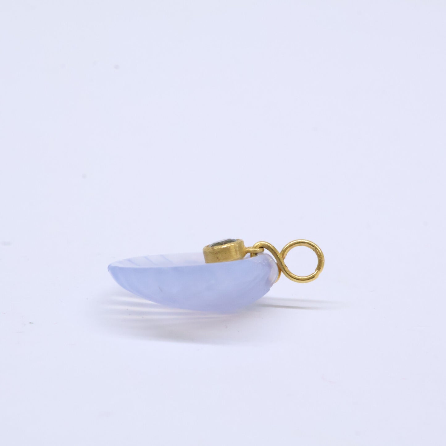 Marie-Helene de Taillac マリーエレーヌドゥタイヤック 【美品】22K カラーストーン シェル チャーム ペンダントトップ