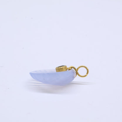 Marie-Helene de Taillac マリーエレーヌドゥタイヤック 【美品】22K カラーストーン シェル チャーム ペンダントトップ
