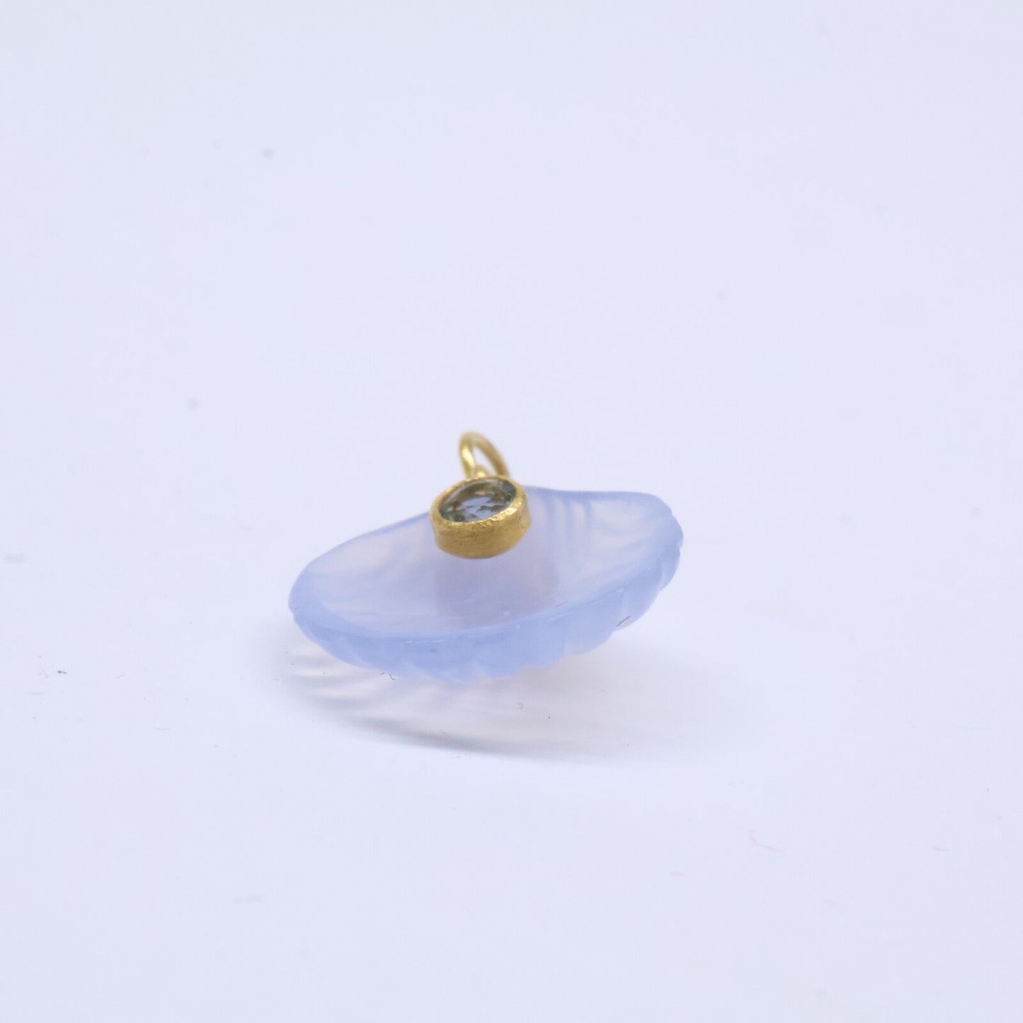 Marie-Helene de Taillac マリーエレーヌドゥタイヤック 【美品】22K カラーストーン シェル チャーム ペンダントトップ