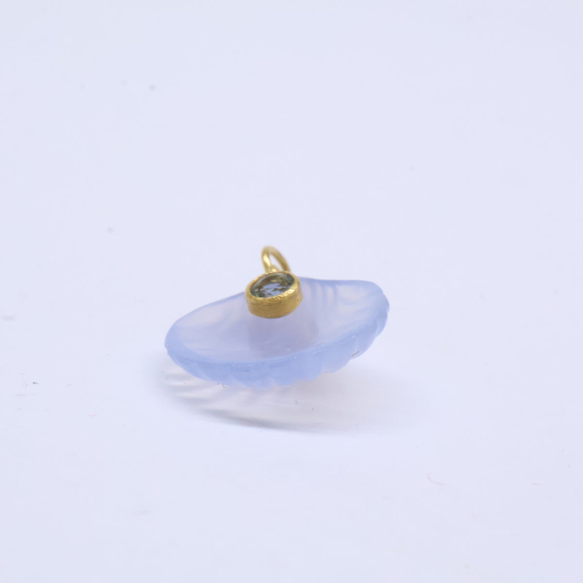 Marie-Helene de Taillac マリーエレーヌドゥタイヤック 【美品】22K カラーストーン シェル チャーム ペンダントトップ