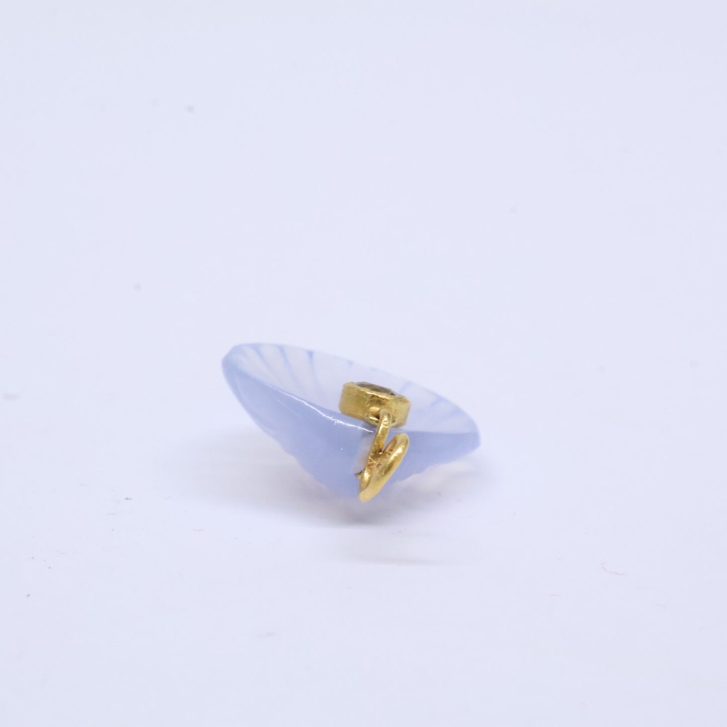 Marie-Helene de Taillac マリーエレーヌドゥタイヤック 【美品】22K カラーストーン シェル チャーム ペンダントトップ