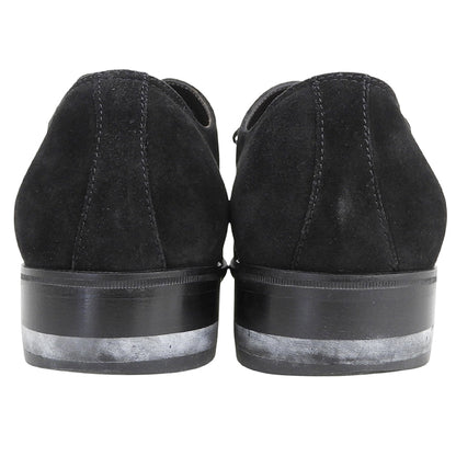 BOTTEGA VENETA ボッテガヴェネタ スエード 切替デザイン ストレートチップ シューズ メンズ ブラック 39 1/2 シューズ
