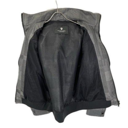 BLACK LABEL CRESTBRIDGE ブラックレーベルクレストブリッジ 51F03-202-06 グレー チェック ナイロン ジップパーカー ジャケット ジャケット
