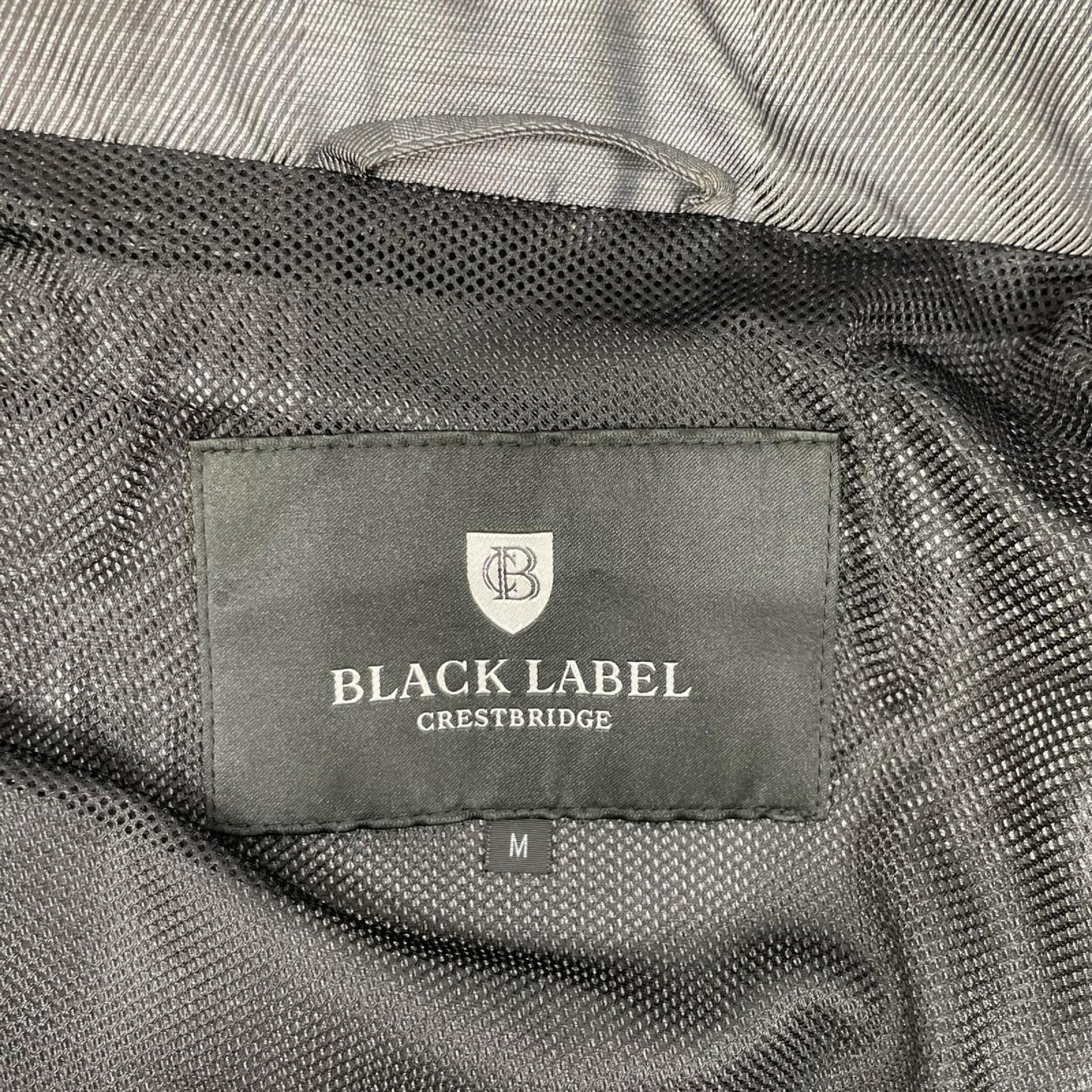 BLACK LABEL CRESTBRIDGE ブラックレーベルクレストブリッジ 51F03-202-06 グレー チェック ナイロン ジップパーカー ジャケット ジャケット