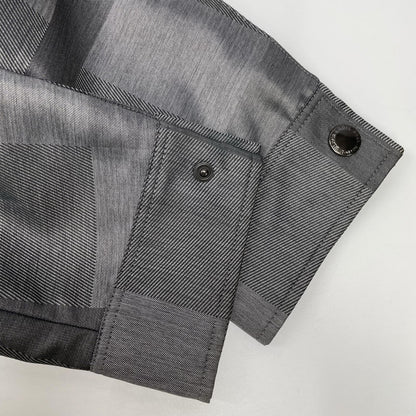 BLACK LABEL CRESTBRIDGE ブラックレーベルクレストブリッジ 51F03-202-06 グレー チェック ナイロン ジップパーカー ジャケット ジャケット