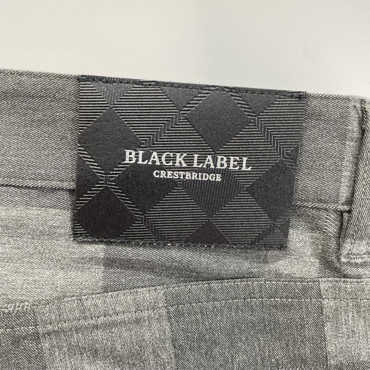 BLACK LABEL CRESTBRIDGE ブラックレーベルクレストブリッジ 51R20-100-08 グレー チェック ロングパンツ ボトムス