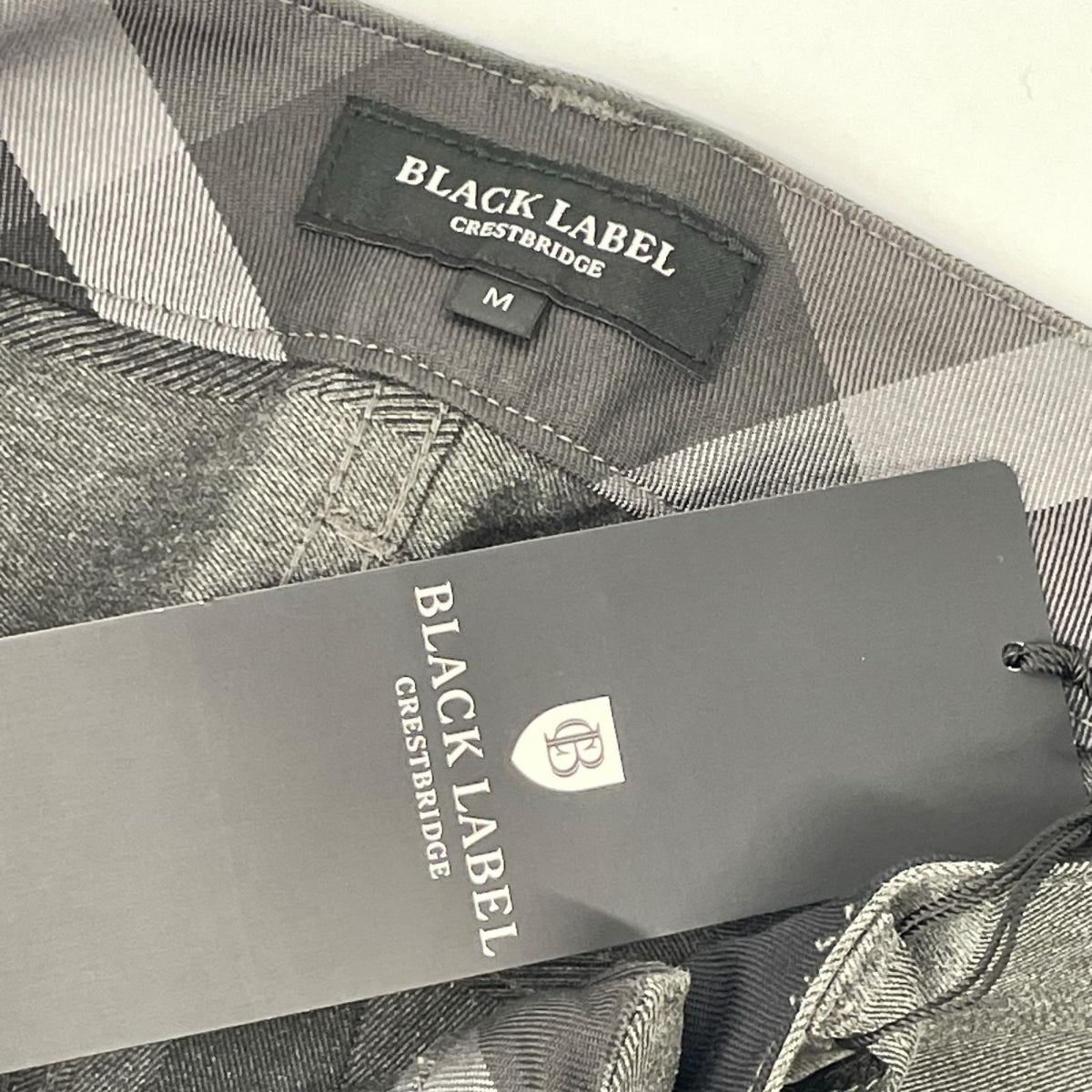 BLACK LABEL CRESTBRIDGE ブラックレーベルクレストブリッジ 51R20-100-08 グレー チェック ロングパンツ ボトムス