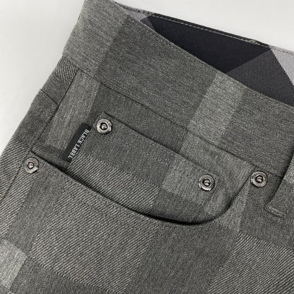 BLACK LABEL CRESTBRIDGE ブラックレーベルクレストブリッジ 51R20-100-08 グレー チェック ロングパンツ ボトムス