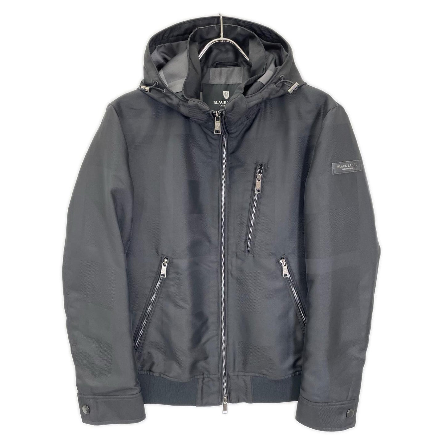 BLACK LABEL CRESTBRIDGE ブラックレーベルクレストブリッジ 51F01-800-09 ブラック チェック ジップパーカー ジャケット ジャケット