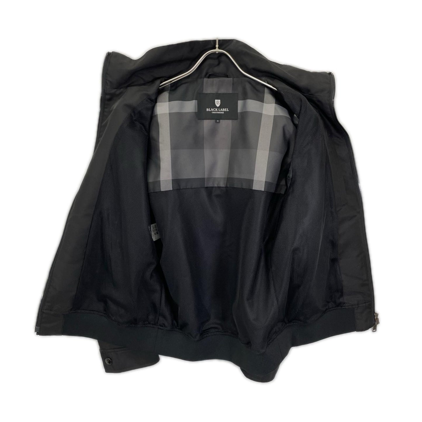 BLACK LABEL CRESTBRIDGE ブラックレーベルクレストブリッジ 51F01-800-09 ブラック チェック ジップパーカー ジャケット ジャケット