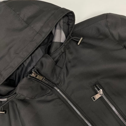 BLACK LABEL CRESTBRIDGE ブラックレーベルクレストブリッジ 51F01-800-09 ブラック チェック ジップパーカー ジャケット ジャケット