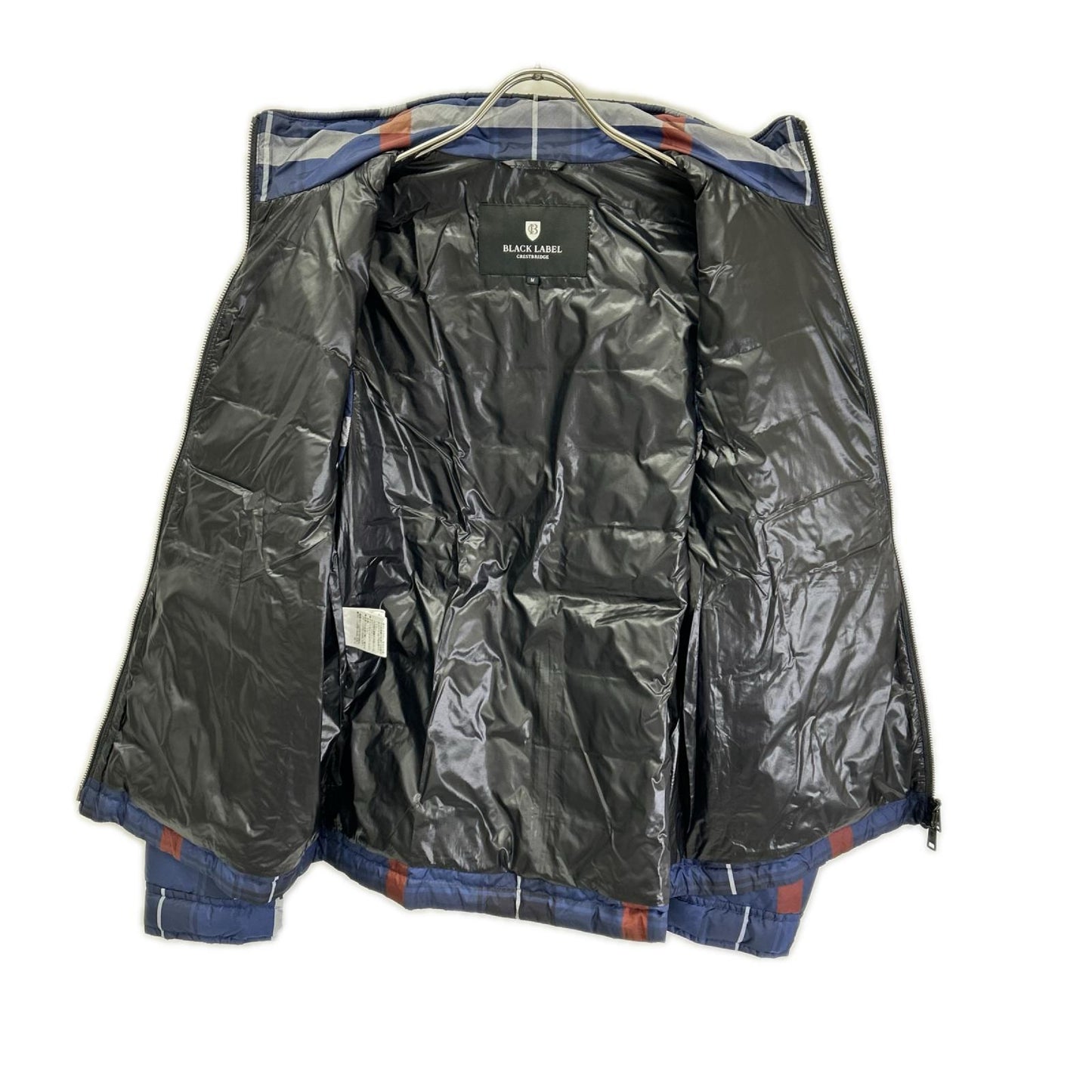 BLACK LABEL CRESTBRIDGE ブラックレーベルクレストブリッジ 51F04-803-28 ブルー系 マルチカラー 2WAY ダウンジャケット ジャケット