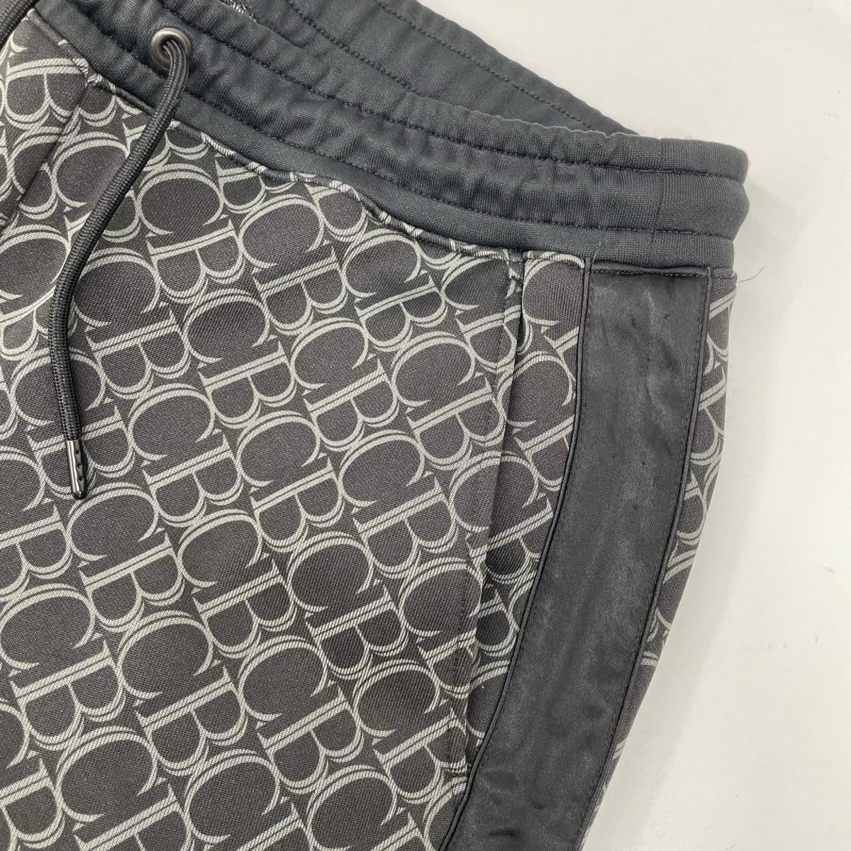 BLACK LABEL CRESTBRIDGE ブラックレーベルクレストブリッジ 51R08-435-09 ブラック 総ロゴ ジョガー イージーパンツ ボトムス